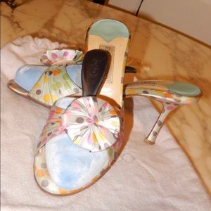 Jimmy Choo satin mules